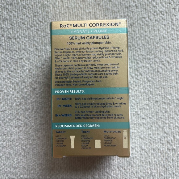 RoC Skincare Hydrate + Plump Serum Capsules 30 Count - Picture 12 of 15